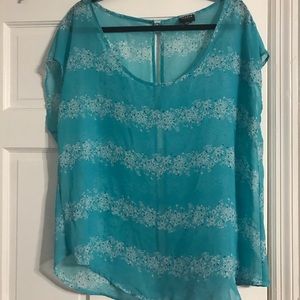 Torrid Button Back Blouse